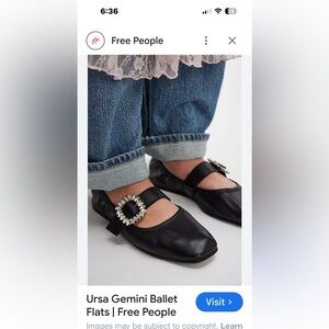 Free People Ursa Gemini Ballet Flat suze 7